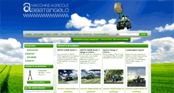 Desktop Screenshot of macchineagricoleabbatangelo.it